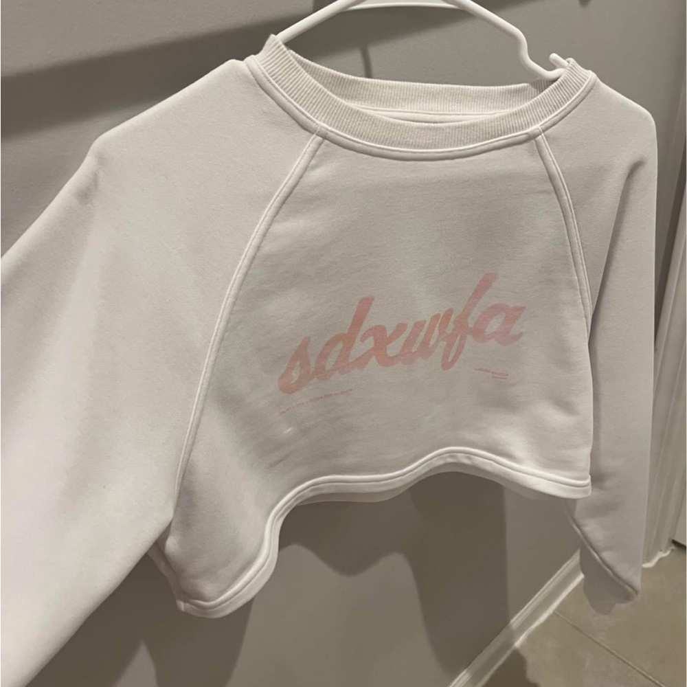 White Fox x Sarahs Day Skipper Cropped Hoodie